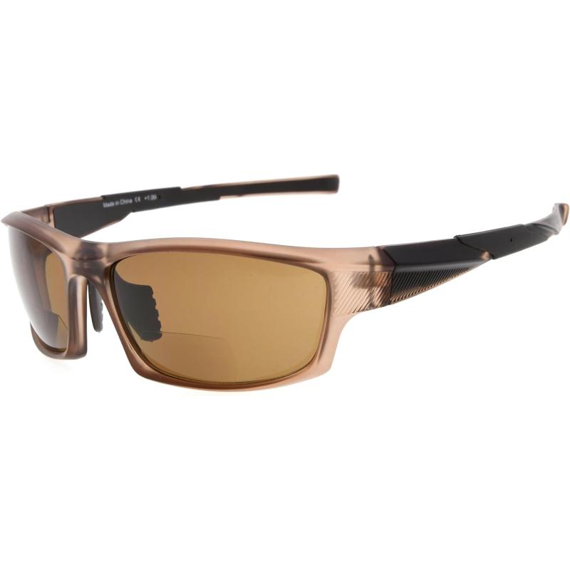 Eyekepper TR90 Unbreakable Sports Half-Rimless Bifocal Sunglasses